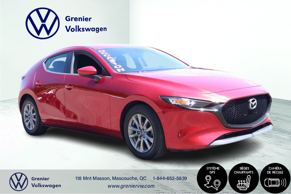 2020 Mazda 3 GX Sport, Caméra, Bluetooth, 8 Pneus in Mascouche, Quebec - w940px