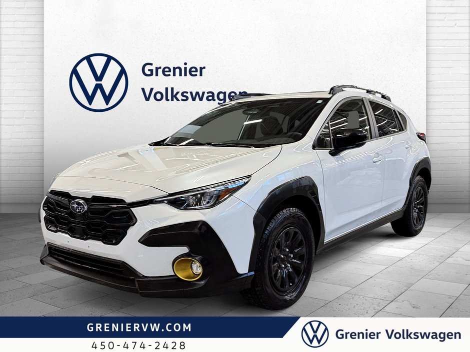 Subaru CROSSTREK Onyx, Toit, Carplay, Pneus hiver inclus 2024 à Terrebonne, Québec - w940px