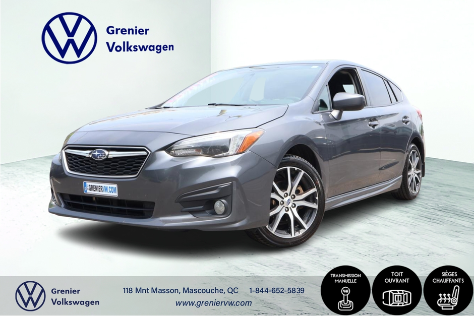 Subaru Impreza Sport, Toit, Awd, Bas kilo, 1 Proprio 2019 à Terrebonne, Québec - w940px
