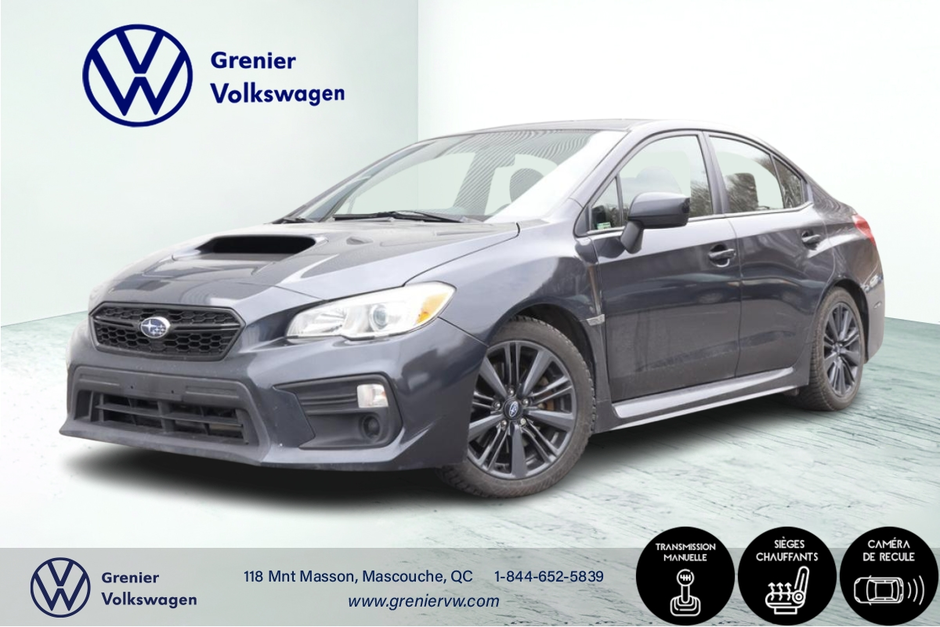 Subaru WRX 268hp, Awd, Caméra, Bluetooth 2018 à Mascouche, Québec - w940px