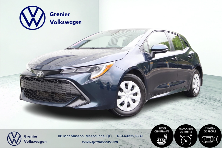 Toyota Corolla Hatchback Se, Pneus hive inclus, 1 Proprio, Jamais accidenté 2021 à Mascouche, Québec - w940px