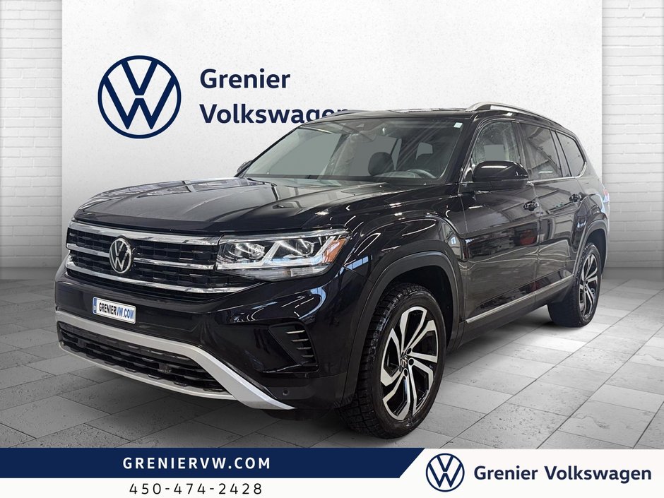 2022 Volkswagen Atlas Highline, V6, Cuir, Toit Pano, Demarreur, Carplay in Terrebonne, Quebec - w940px