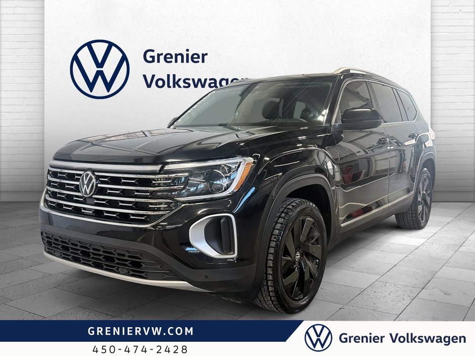 2024 Volkswagen Atlas Highline, Cuir, Toit, Carplay, Jantes noir in Terrebonne, Quebec - w940px