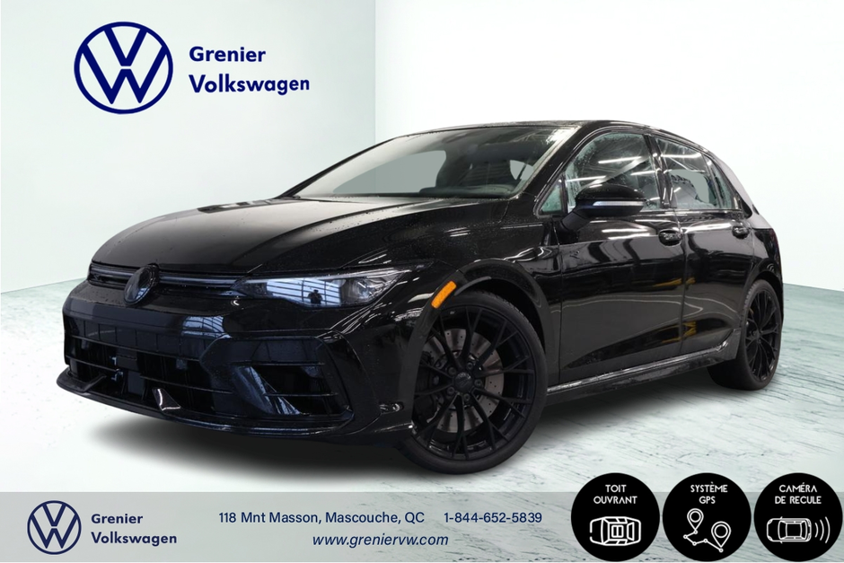 2025 Volkswagen Golf R Black Edition, AWD, Akrapovic, Toit in Mascouche, Quebec - w940px