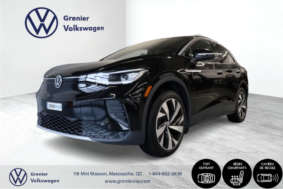 2021 Volkswagen ID4 Pro, AWD, Statement, Cuir, Toit en verre in Mascouche, Quebec - w940px