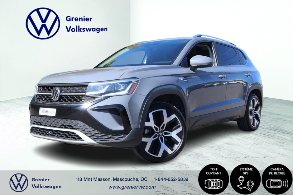 Volkswagen Taos Highline,4Motion,jamais accidente 2022 à Mascouche, Québec - w940px