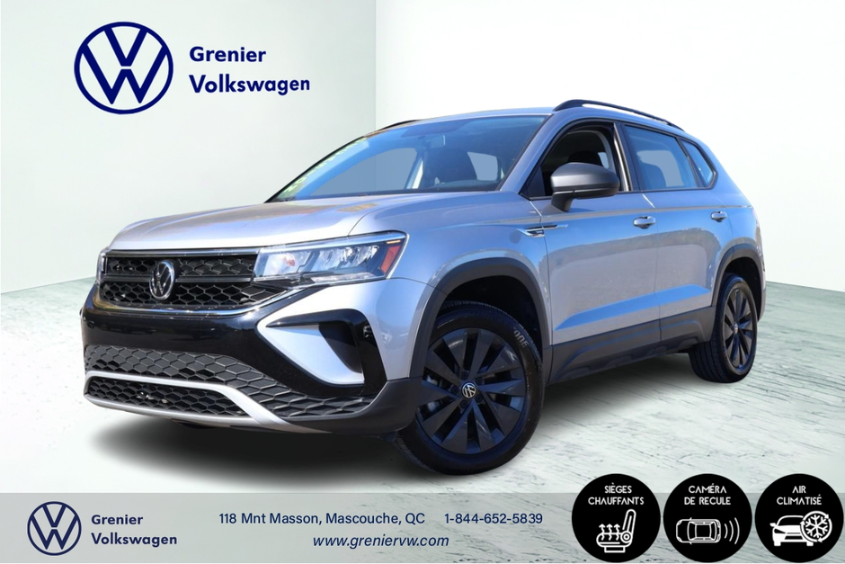 Volkswagen Taos Trendline, Bas kilo, Carplay, Caméra 2022 à Mascouche, Québec - w940px