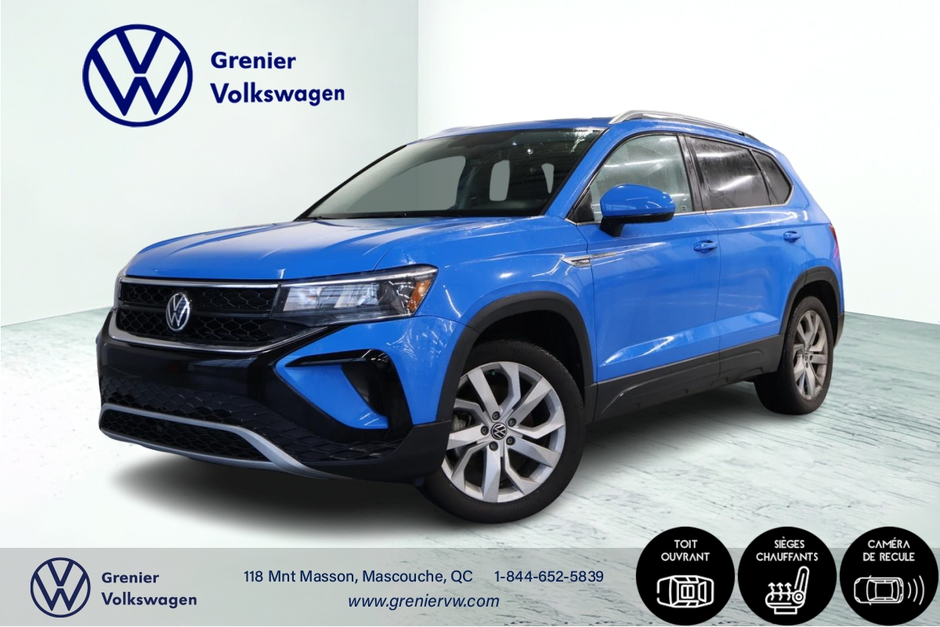 2022 Volkswagen TAOS Comfortline,Jamais accidenté in Terrebonne, Quebec - w940px
