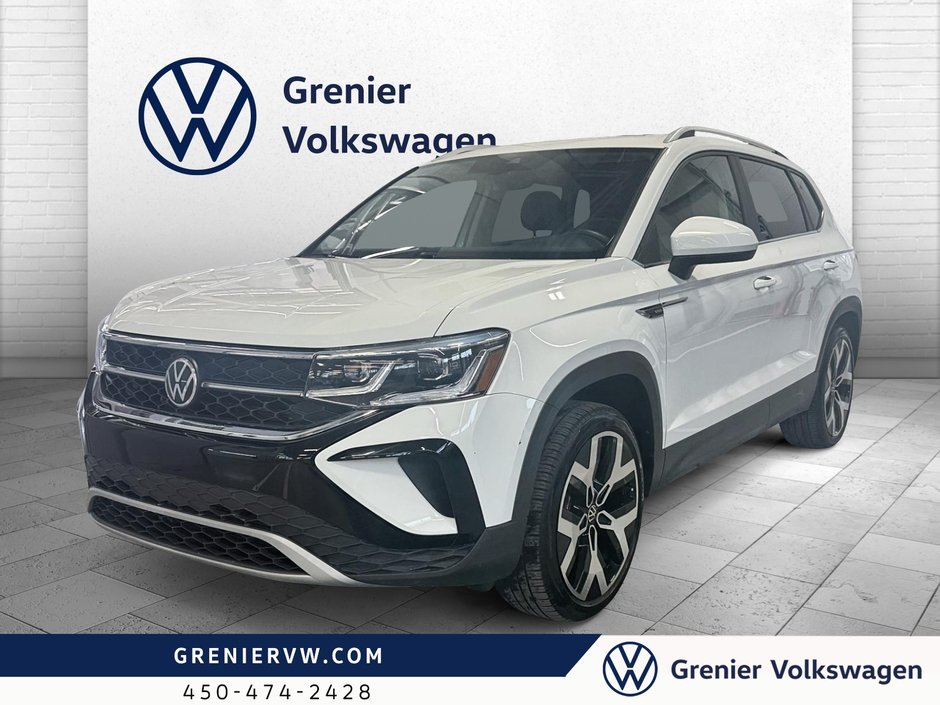 Volkswagen Taos Highline, AWD, Cuir, Toit, Carplay 2022 à Terrebonne, Québec - w940px