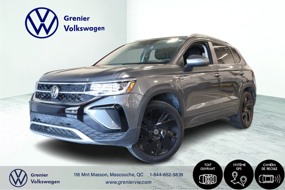 Volkswagen Taos Highline+19''+toit pano+cuir 2024 à Mascouche, Québec - w940px