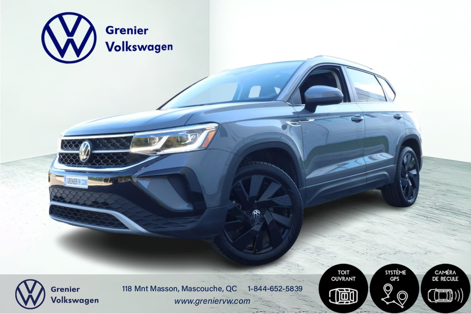 2024 Volkswagen Taos Highline,Cuir,Toit,Gps,Carplay in Terrebonne, Quebec - w940px