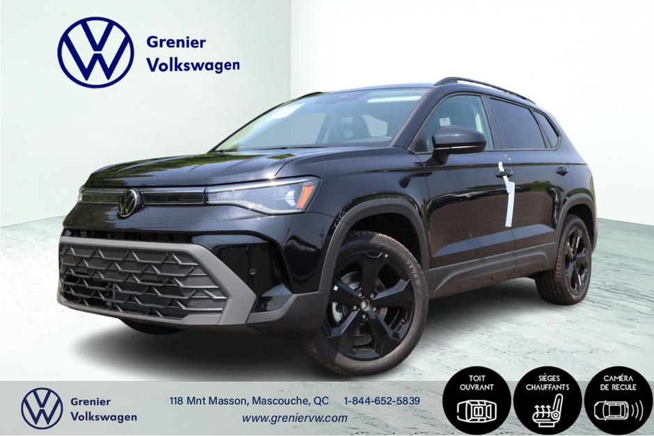 2025 Volkswagen Taos Comfortline Black Edition 4MOTION in Mascouche, Quebec - w940px