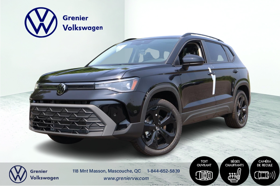2025 Volkswagen Taos Comfortline Black Edition 4MOTION in Mascouche, Quebec - w940px