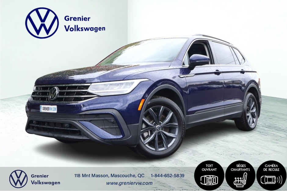 Volkswagen Tiguan Comfortline 4Motion Toit pano 2022 à Mascouche, Québec - w940px