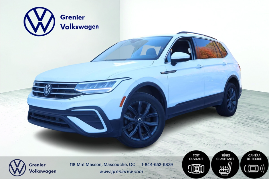Volkswagen Tiguan Comfortline,toit pano 4motion 2022 à Terrebonne, Québec - w940px