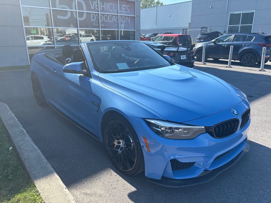 2018 BMW M4 BABY BLUE AUTOM CONVERTIBLE BAS KILO NO CARFAX CLAIM