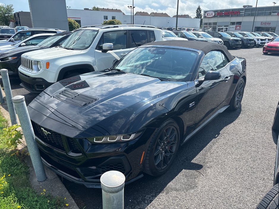 2024 Ford Mustang GT PREMIUM CUIR ROUGE MANUELLE 1 OWNER NO CARFAX CLAIM