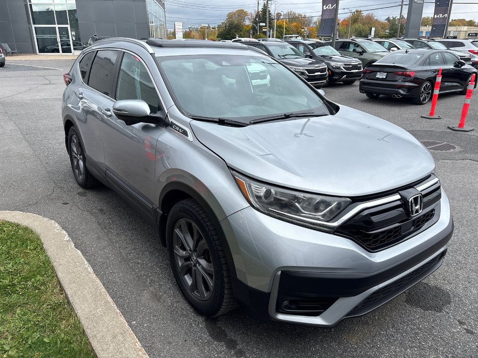 Honda CR-V SPORT AWD SILVER CUIR TOIT 2021 BAS KILO