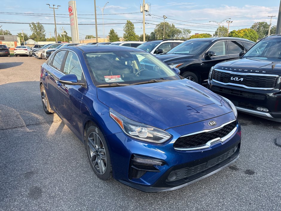 Kia Forte EX LIMITED CUIR TOIT NAV RARE 2019 1 PROPRIO PAS DE RECLAMATION AU CARFAX