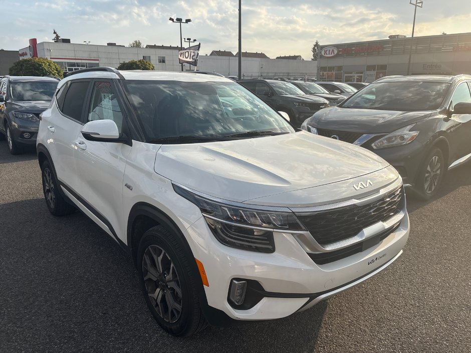 2023 Kia Seltos EX PREMIUM AWD CUIR TOIT NAV 26688KM NO CARFAX CLAIM