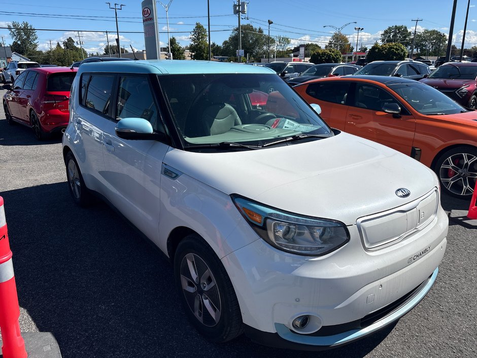 2019 Kia Soul EV EV LUXURY BLANC BAS KILO 1 OWNER