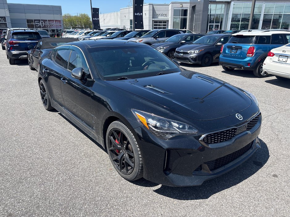 Kia Stinger GT LIMITED AWD NOIR CUIR ROUGE 43328KM 2020 1 PROPRIO PAS DE RECLAMATION AU CARFAX