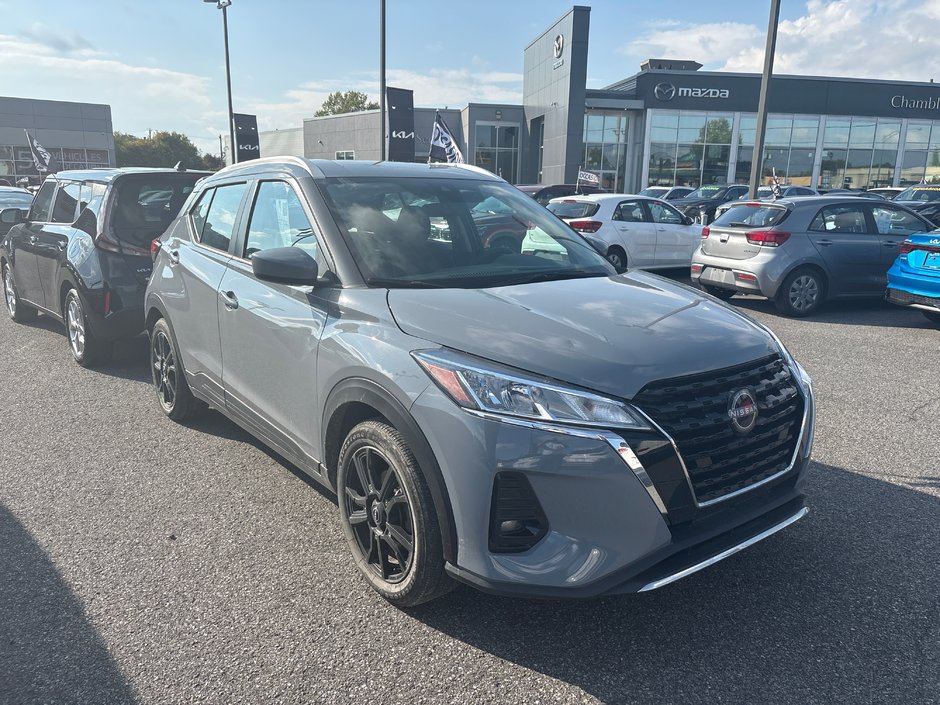 2022 Nissan Kicks SV AUTOM A/C CAMERA GRIS MAT MAGS NOIRS 1 OWNER NO CARFAX CLAIM