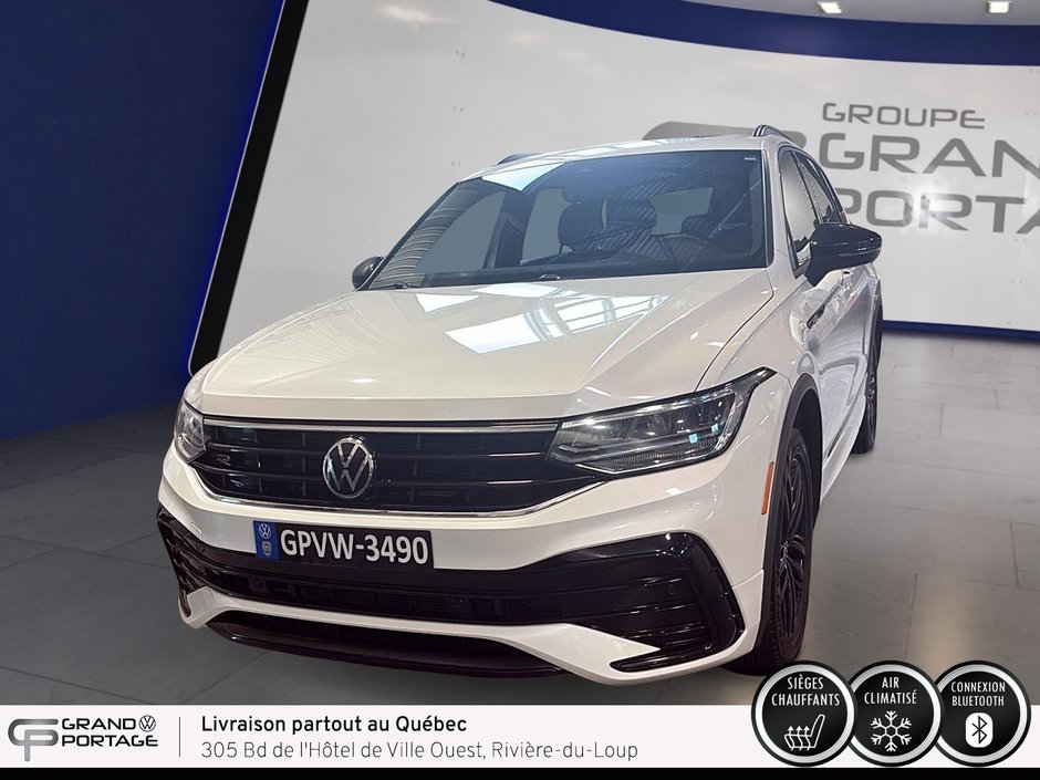 2022 Volkswagen Tiguan Comfortline R-Line Black Edition, boîte automatique à traction intégrale in Rivière-du-loup, Quebec