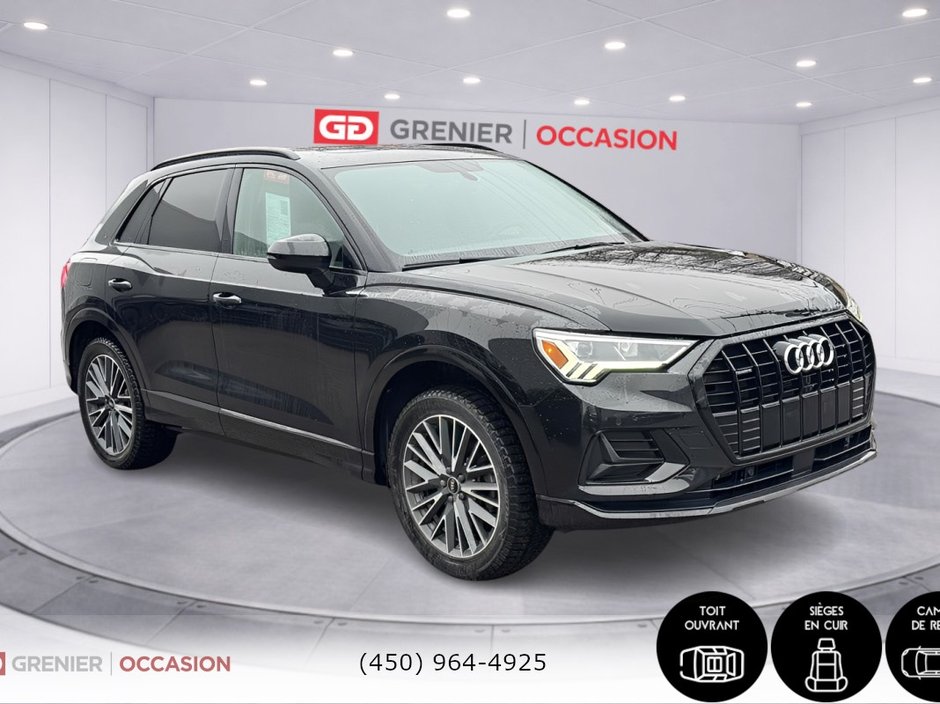 2022 Audi Q3 Komfort Toit Panoramique Bas Kilométrage in Terrebonne, Quebec - w940px