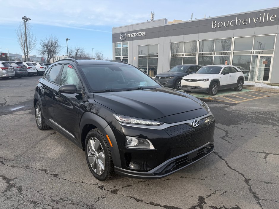 2021 Hyundai Kona Electric ULTIMATE CUIR NAV JAMAIS ACCIDENTÉ GARANTIE in Boucherville, Quebec - w940px