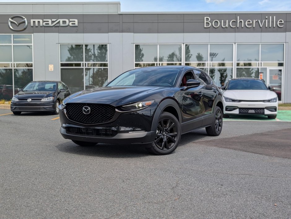 2025 Mazda CX-30 GT TURBO DEMO NOIR INT ROUGE in Boucherville, Quebec - w940px
