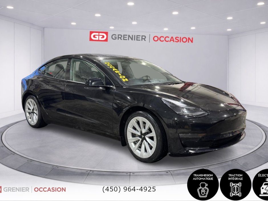 2022 Tesla Model 3 Long Range Awd Toit panoramique in Terrebonne, Quebec - w940px