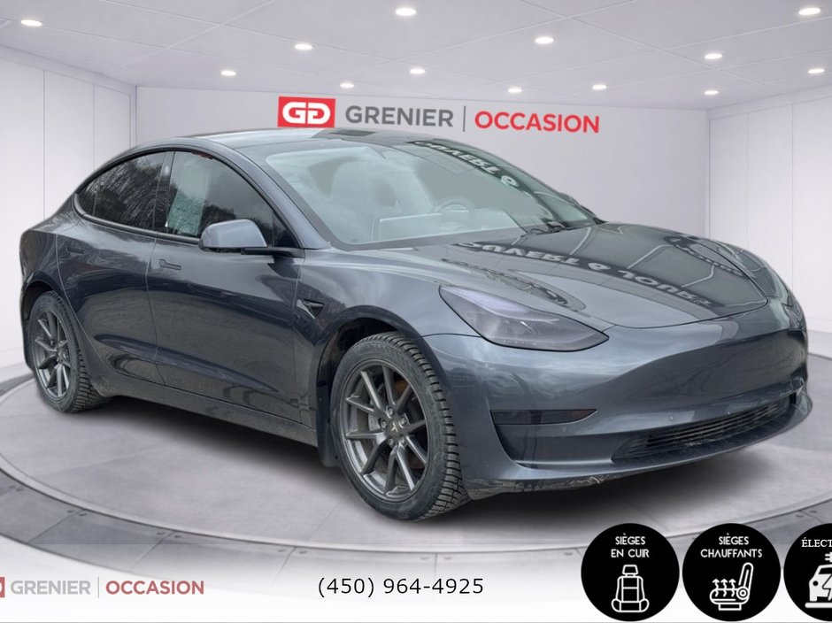 2022 Tesla Model 3 Toit Vitré Cuir Écran Tactile in Terrebonne, Quebec - w940px