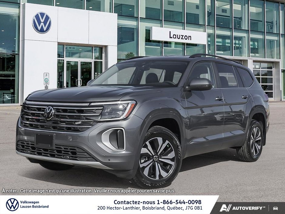Volkswagen Atlas Comfortline 4MOTION | CUIR | DEMARREUR | CARPLAY | CAMÉRA +++ 2025 à Laval, Québec