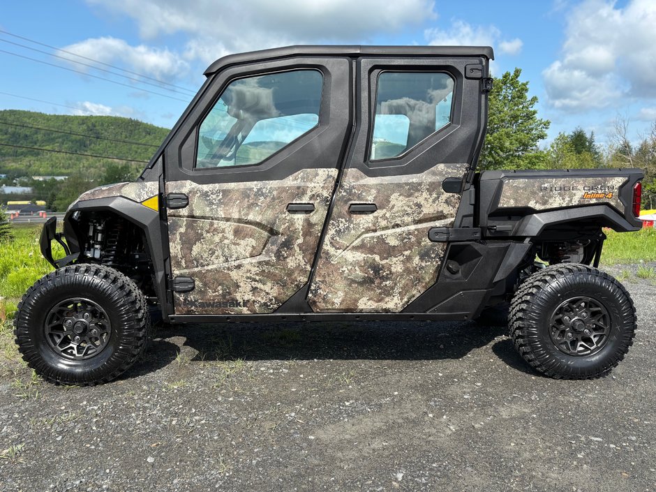 2025 Kawasaki RIDGE CREW HVAC CAMO 30 INCHES TIRES! 4 CYLINDERS!