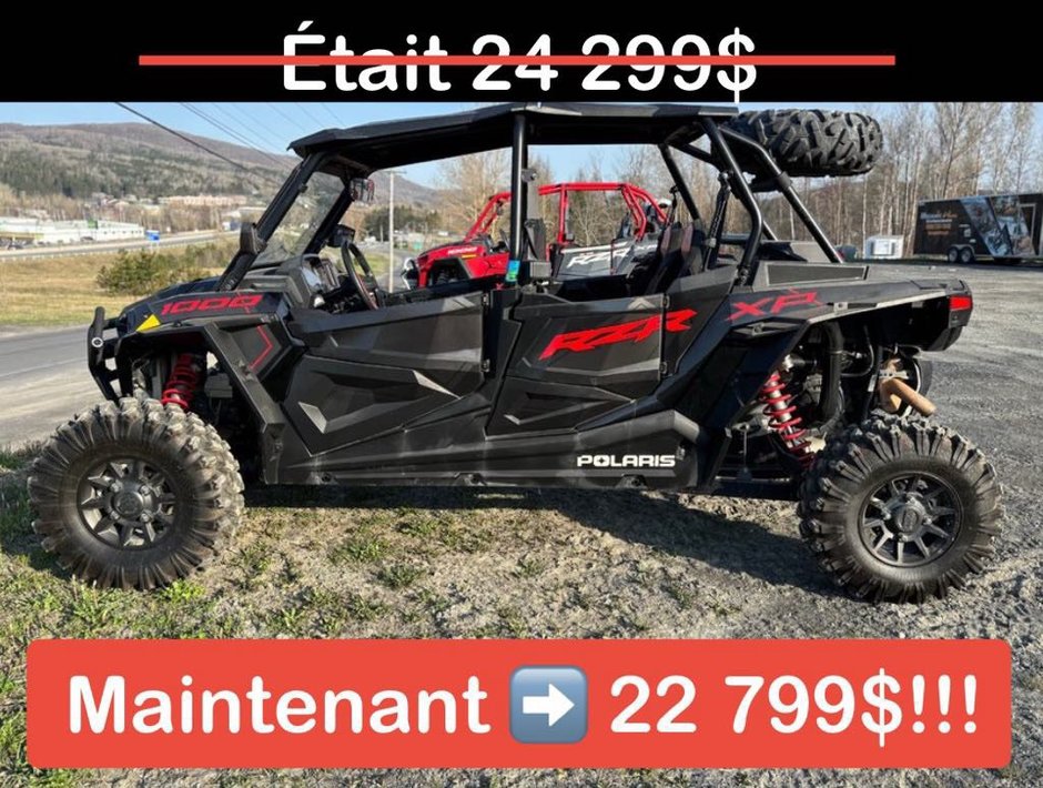 2020 Polaris RZR XP4 1000 PREMIUM RIDE COMMAND MB QUART NEW TIRES WINDSHIELD WIPER WASHER BUMPER LED MIRRORS SPARE