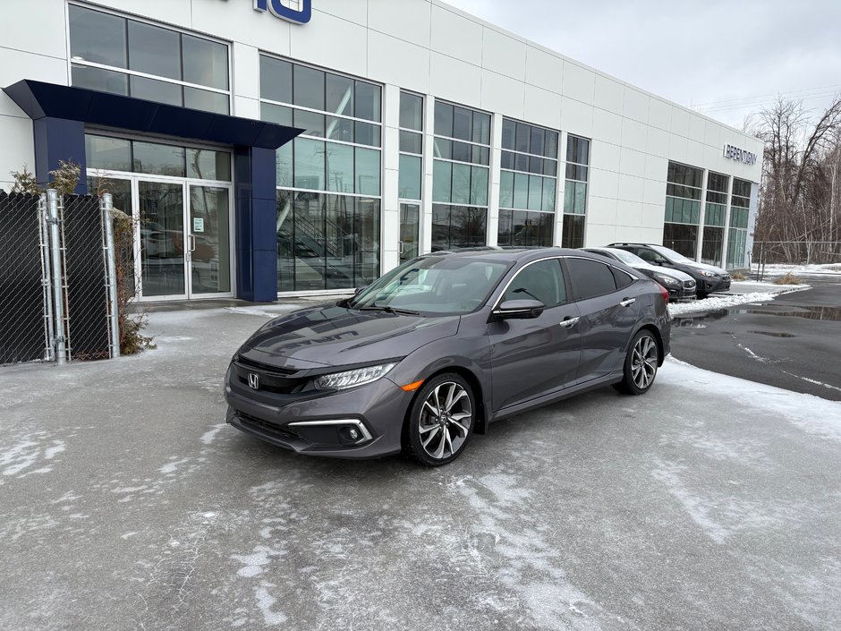 Honda Civic Sedan TOURING, CAMÉRA DE RECUL, BANC CHAUFFANT 2020 à Saint-Jérôme, Québec
