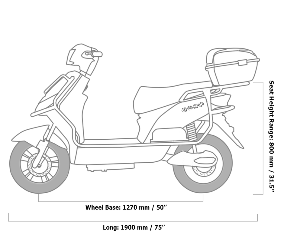 2022 SCOOTER ÉLECTRIQUE EMMO HORNET X-3