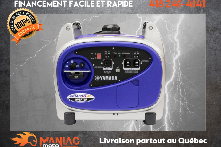 Yamaha GÉNÉRATRICE À INVERSEUR EF2400ISHC 2024-0