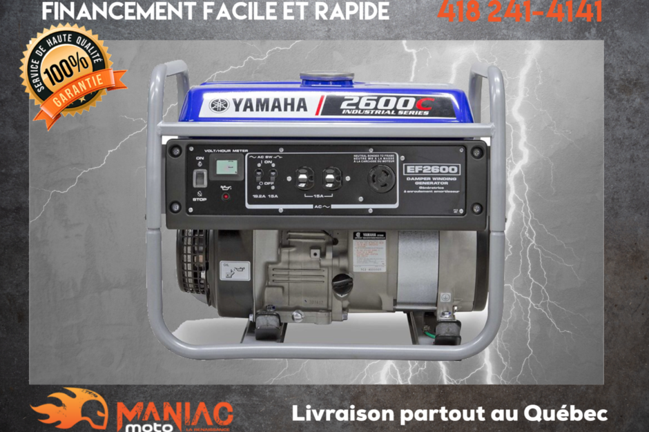 Yamaha GÉNÉRATRICE DE PRESTIGE EF2600C 2024-0