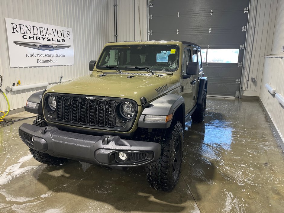 2026 Jeep Wrangler 4-Door WILLYS in Grand-Sault and Edmunston, New Brunswick