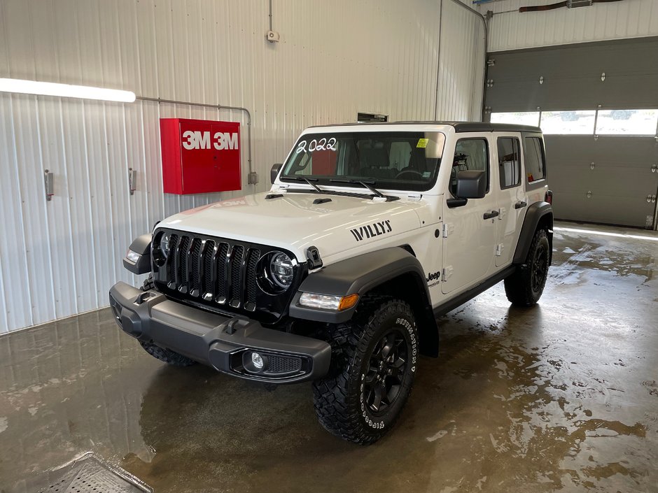 Rendez-vous Chrysler in Grand-Sault and Edmunston | 2022 Jeep Wrangler  Unlimited Willys #N1001