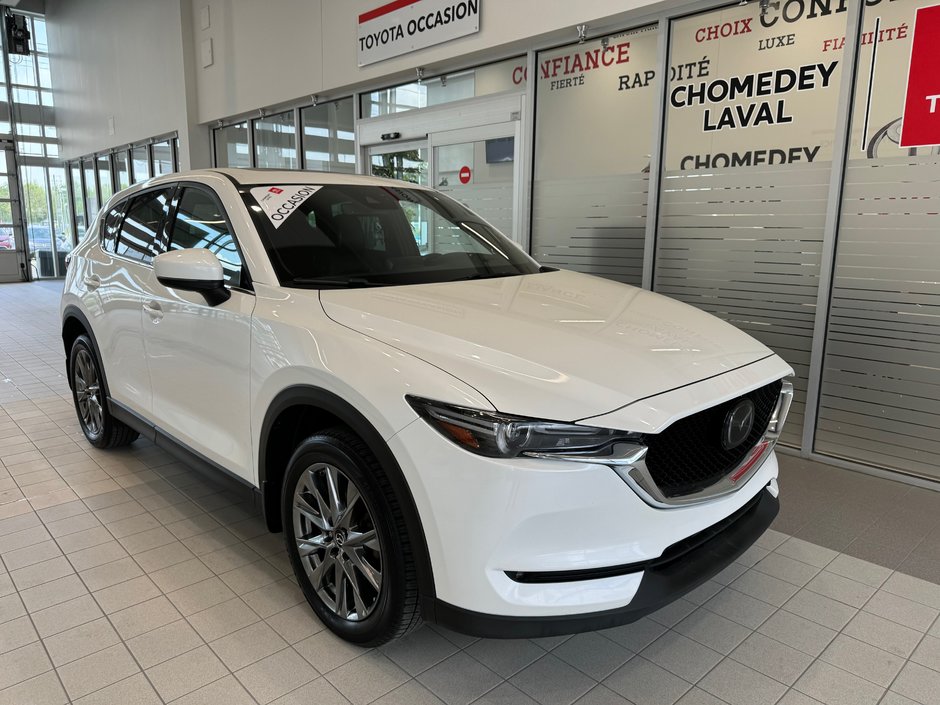 2019 Mazda CX-5 Signature AWD Toit Ouvrant Cuir GPS Bluetooth Camera Volant & Sieges Ventiles-0