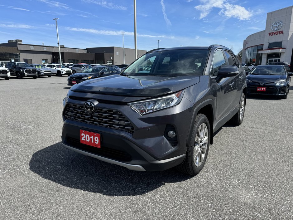 2019  RAV4 LIMITED AWD ONE OWNER LEATHER NAV ROOF MAGS in Hawkesbury, Ontario
