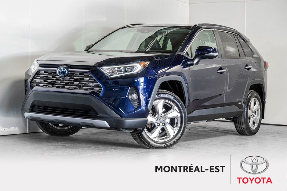 Toyota RAV4 Hybride LIMITED AWD+CUIR+TOIT+CARPLAY 2019 à Charlemagne, Québec