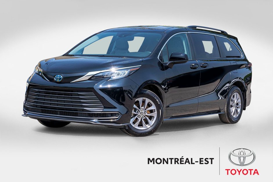 2023 Toyota Sienna hybride LE **JAMAIS ACCIDENTÉ+8 PASSAGERS+CAMÉRA+CARPLAY** in Charlemagne, Quebec