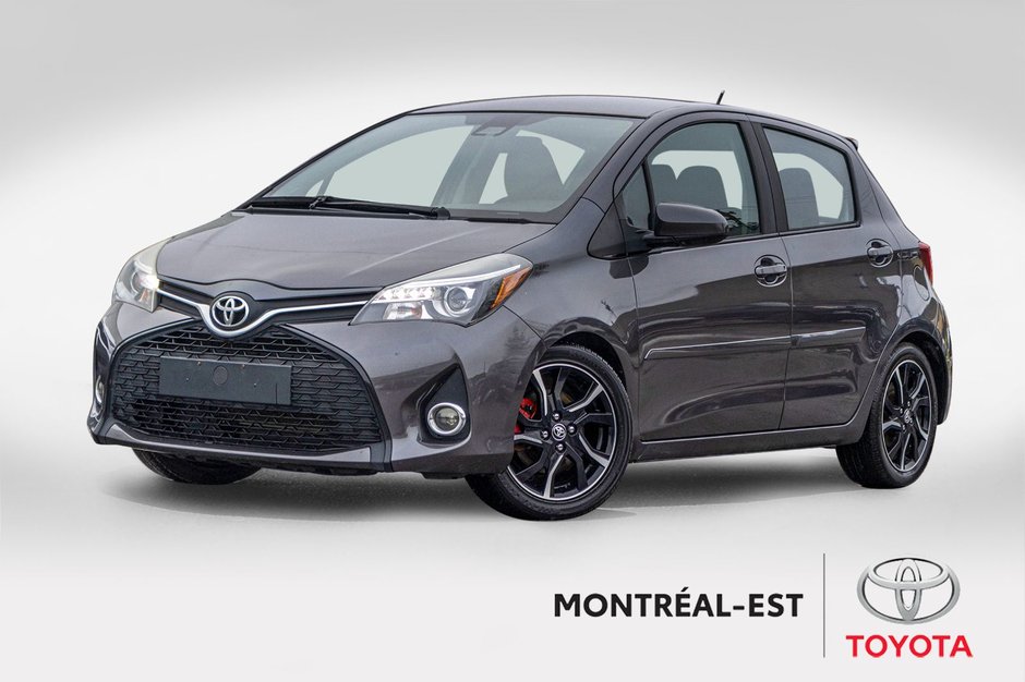 Toyota Yaris SE **MANUELLE**AILERON+AIR CLIMATISÉ+BLUETOOTH** 2017 à Charlemagne, Québec