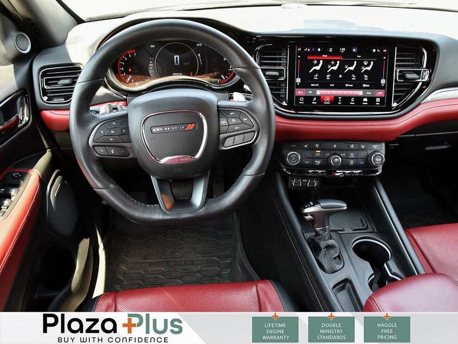 2021 Dodge Durango R/T ONE OWNER LOW KM! | RED LEATHER INTERIOR | 5.7 HEMI V8 | CAPTAINS CHAIRS