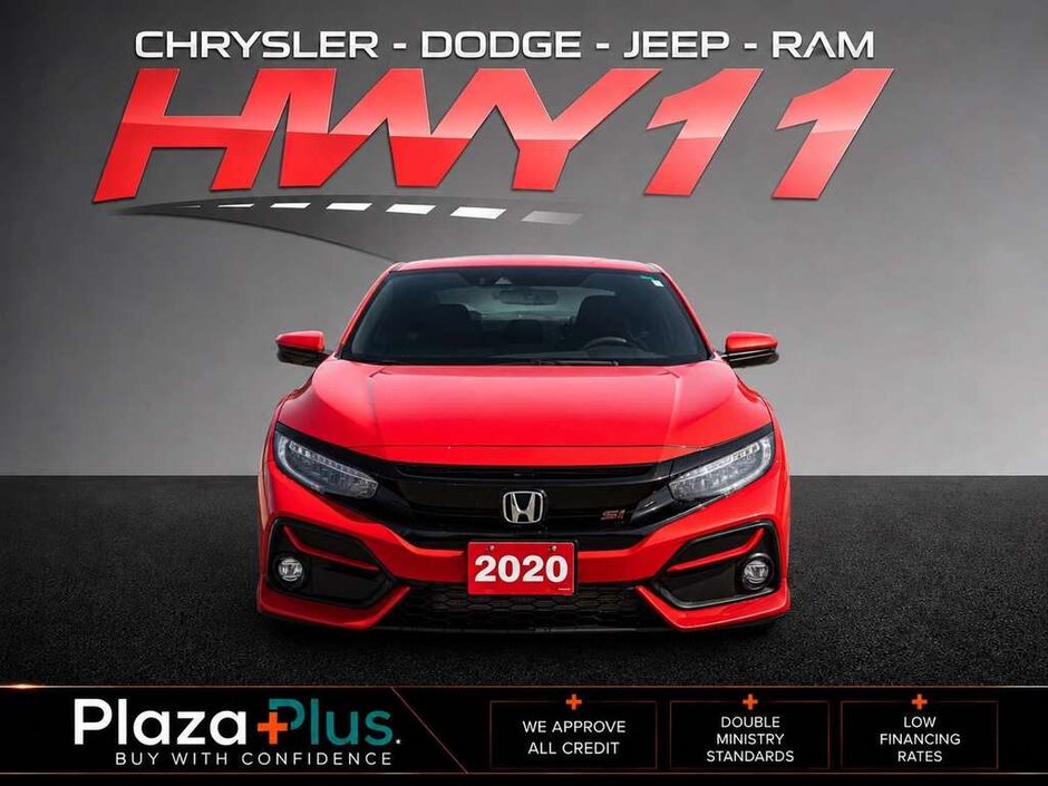 2020 Honda Civic Si Coupe BASE 6 SPEED MANUAL TRANS   2.0L 4CYLINDER ENGINE
