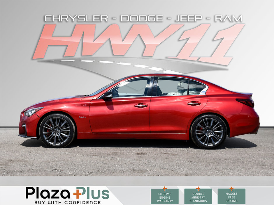 2019 Infiniti Q50 RED SPORT 400 HEATED LEATHER SEATS | SUNROOF | BOSE AUDIO | ALLOY RIMS